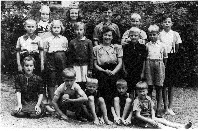 Estniska barn på Tynningö 1945